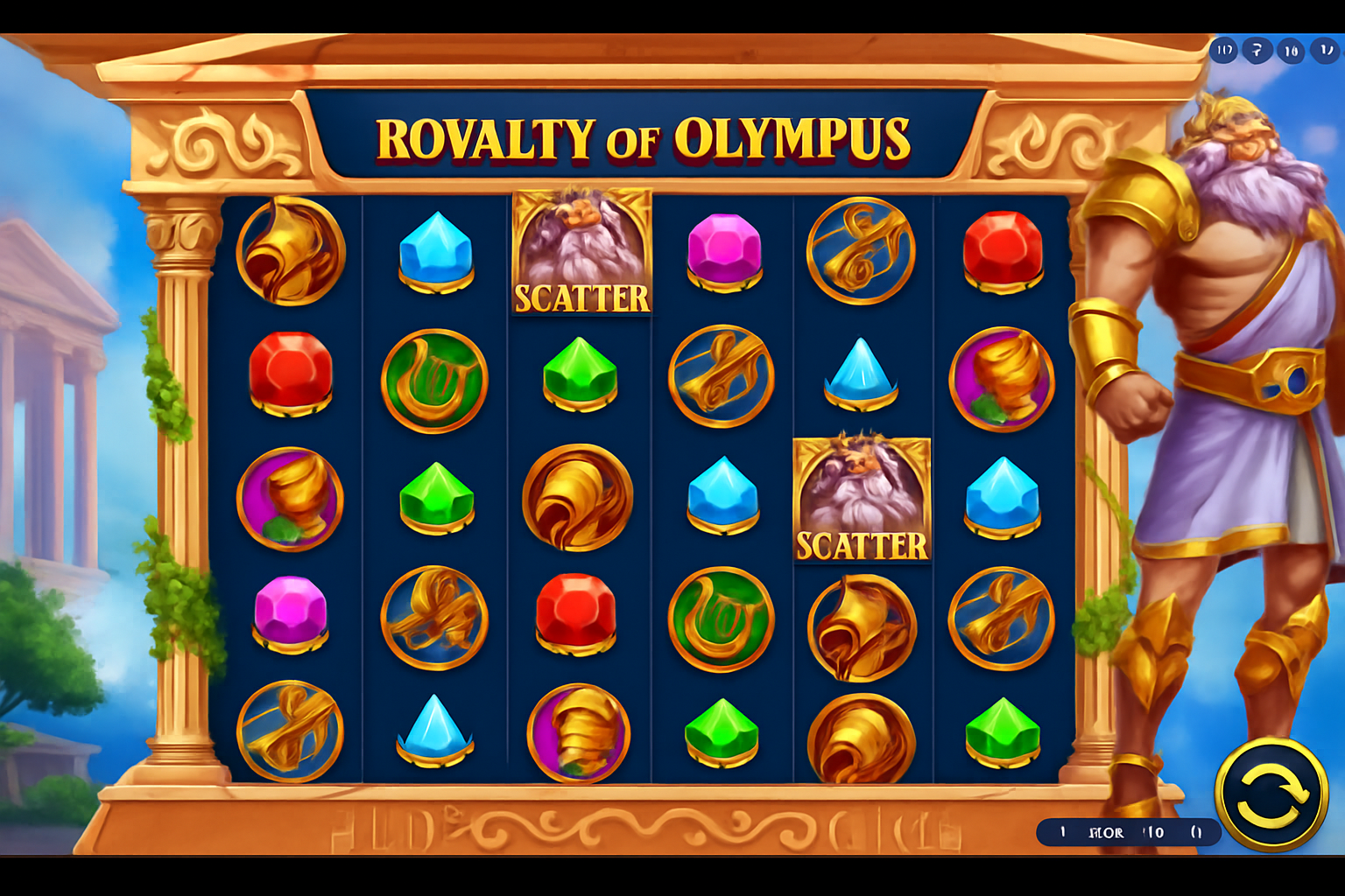 Royalty of Olympus gameplay